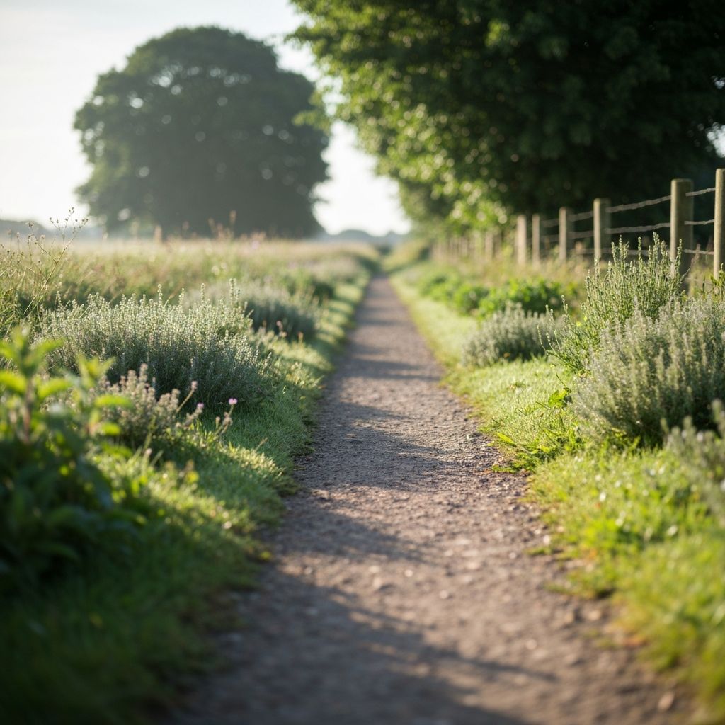 UK countryside path