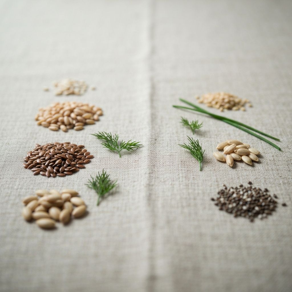 Textured ingredients arrangement